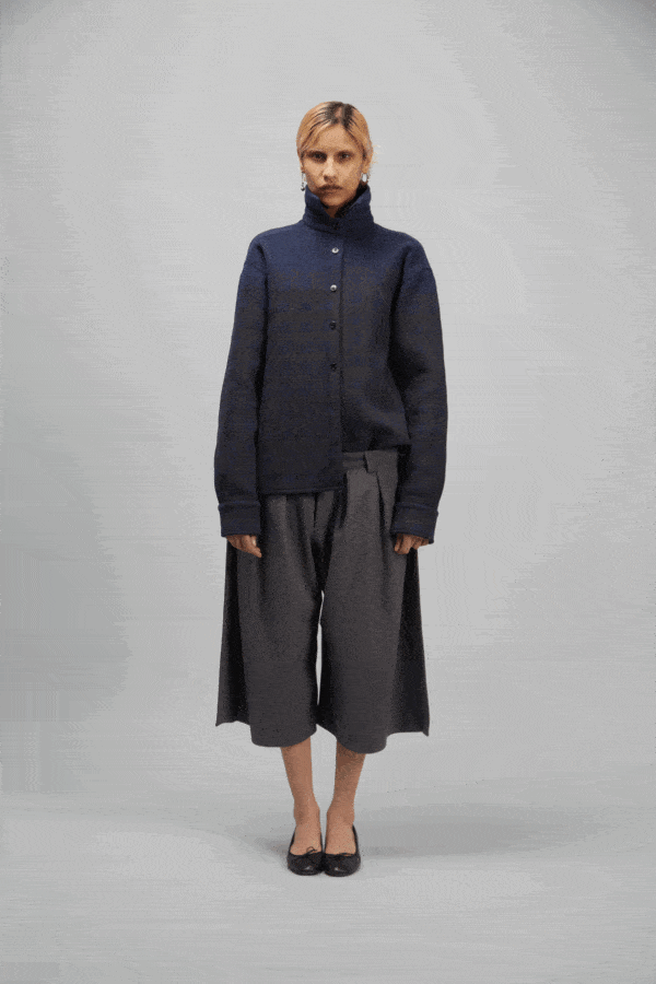 CHECKED OVERSHIRT JACKET BLUE - Image 2