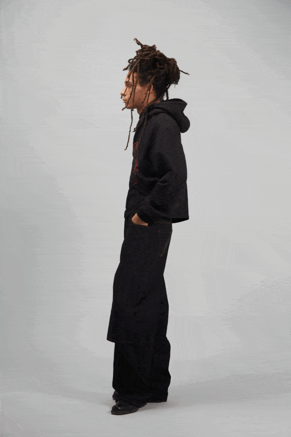 PORTAL LAYERED HOODIE B/B - Image 2