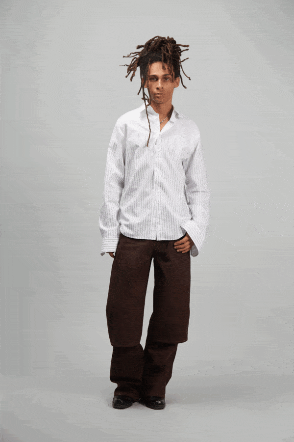 FADING STRIPES SHIRT WHITE
