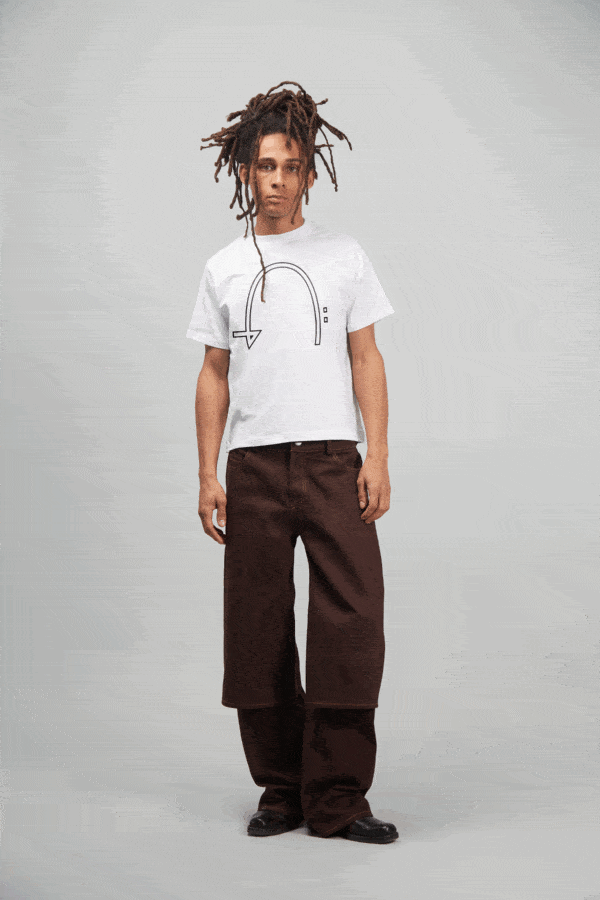 PORTAL TEE SHIRT B/W